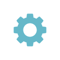 blue cog